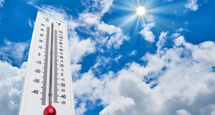 ارتفاع طفيف فى درجة الحراره