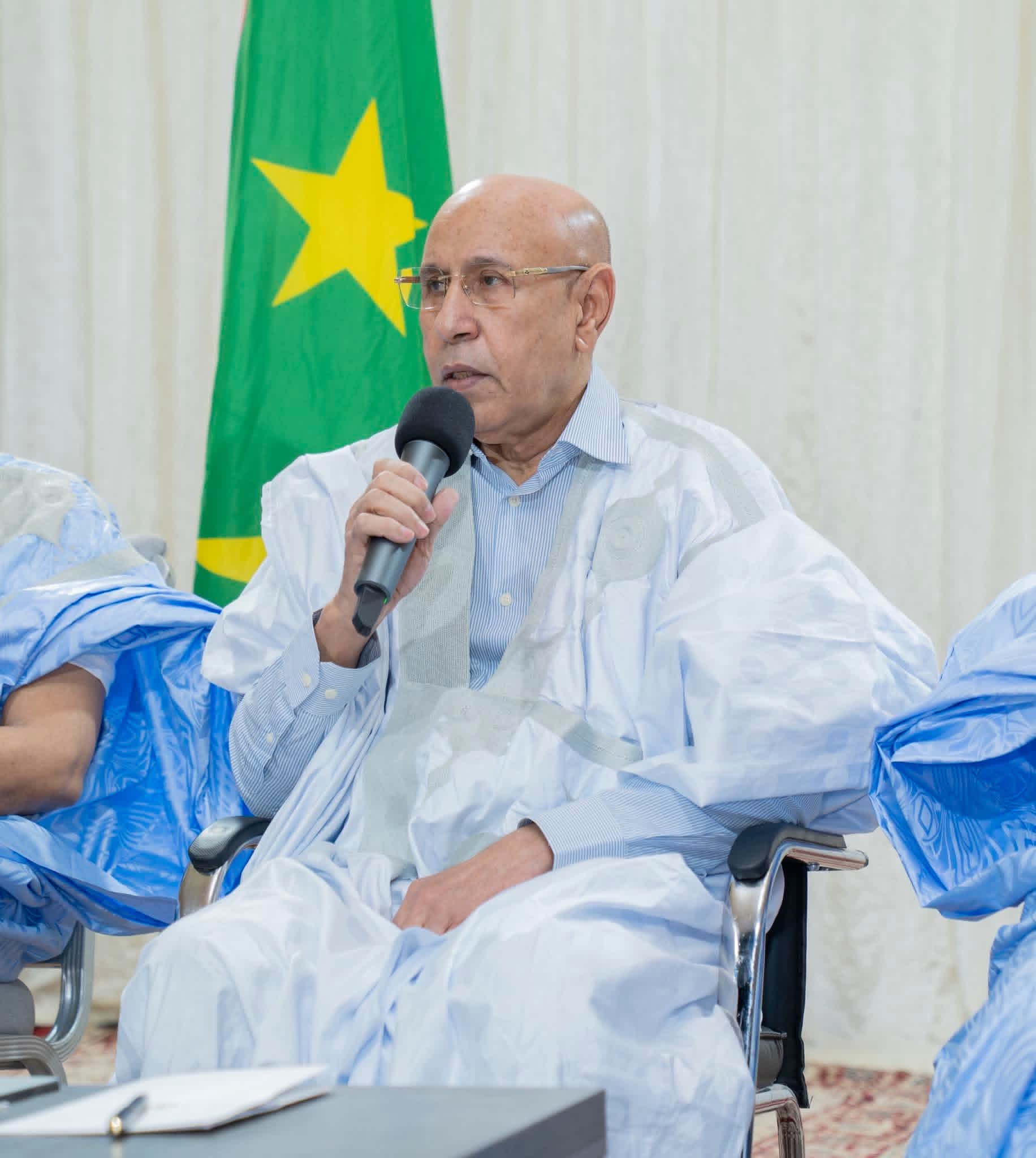 الرئيس غزوانى يقول ان الوضعية الا قتصادية للبلد جيدة