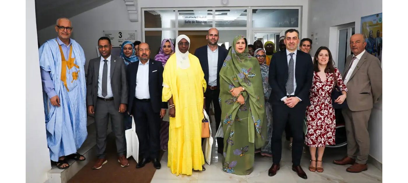 الصندوق الوطنى للضمان الا جتماع وبعثة من الاتحاد الاربى